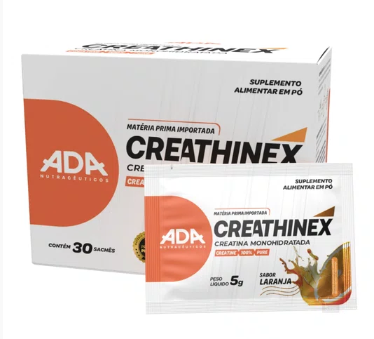 Ada Creathinex Creatina Laranja 30 Sachês 5g