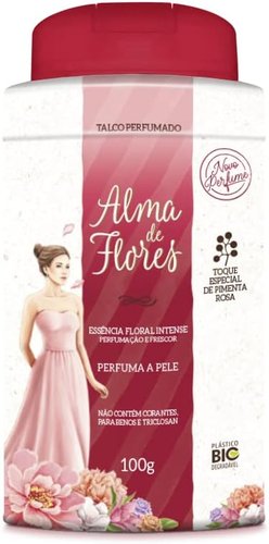 Alma de Flores Talco Perfumado Floral Intense de 100g