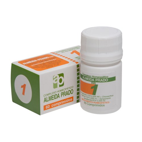 Almeida Prado Complexo Homeopático 01 Com 60 Comprimidos
