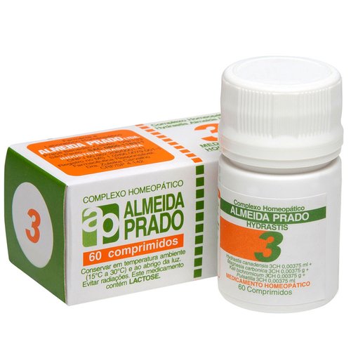 Almeida Prado Complexo Homeopático 03 Com 60 Comprimidos
