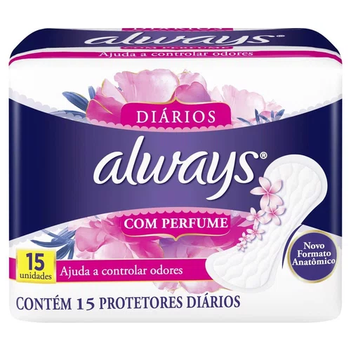 Always Absorvente Diário Com 15un
