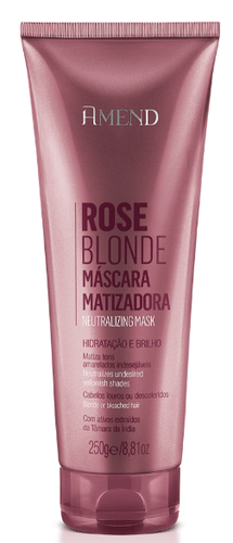Amend Máscara Matizadora Rose Blonde 250g