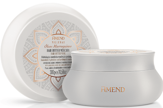 Amend Hair Butter Máscara Millenar Óleos Marroquinos 300G