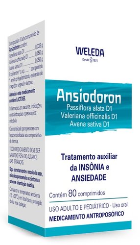Ansiodoron Weleda 80 comprimidos