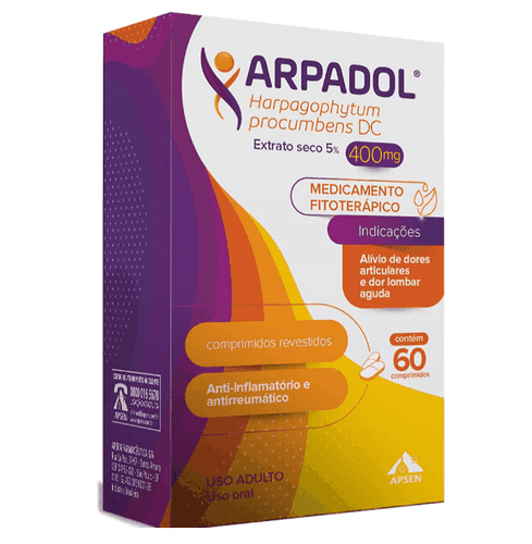 Arpadol 400mg com 60 Comprimidos