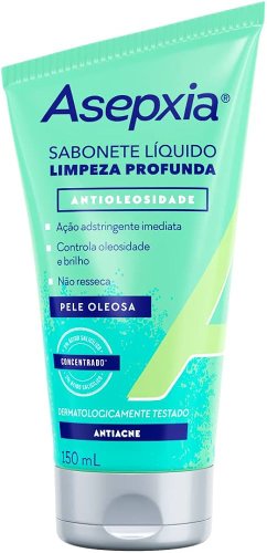 Asepxia Sabonete Líquido Limpeza Profunda 150ml