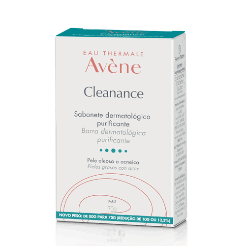 Avene Cleanance Sabonete em Barra Dermatológico 70g