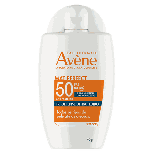 Avène Protetor Solar Facial FPS 50 Mat Perfect Sem Cor 40g