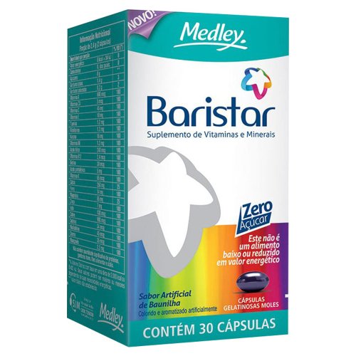 Baristar Complemento Vitamínico com 30 Cápsulas