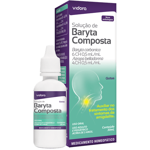 Vidora Baryta Composta com 30ml