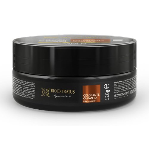 Bio Extratus Máscara Spécialiste Condicionante Colorante Castanha 120g