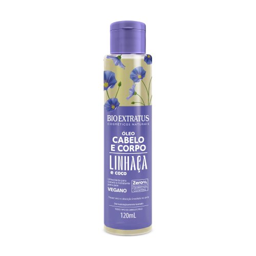 Bio Extratus Óleo Cabelo e Corpo Linhaça e Coco 120ML