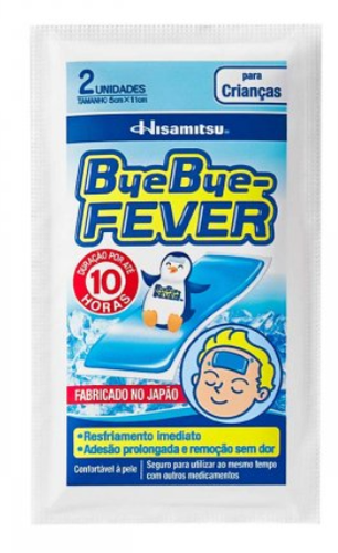 Bye Bye Fever Adesivo Para Alívio Da Febre Crianças
