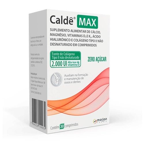 Caldê Max Suplemento Alimentar 30 comprimidos