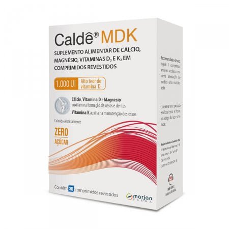 Caldê MDK Cálcio 1000UI 30 comprimidos