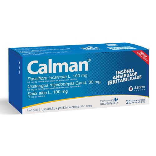 Calman com 20 Comprimidos