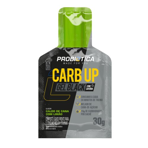 Carb Up Pro Gel Energético Caldo de Cana e Limão 30g