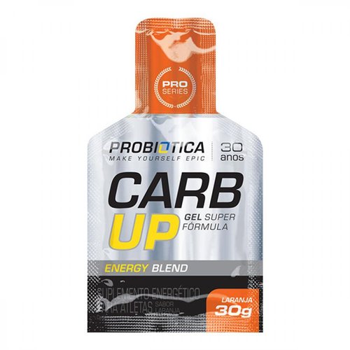 Carb Up Pro Gel Energético Super Fórmula Laranja 30g