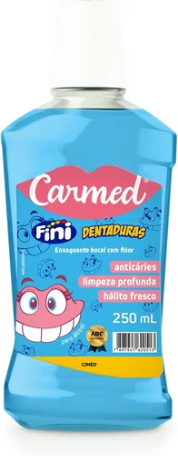 Carmed Enxaguante Bucal Dentaduras 250ml