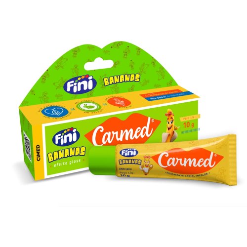 Carmed Hidratante Labial Fini Bananas Efeito Gloss 10g