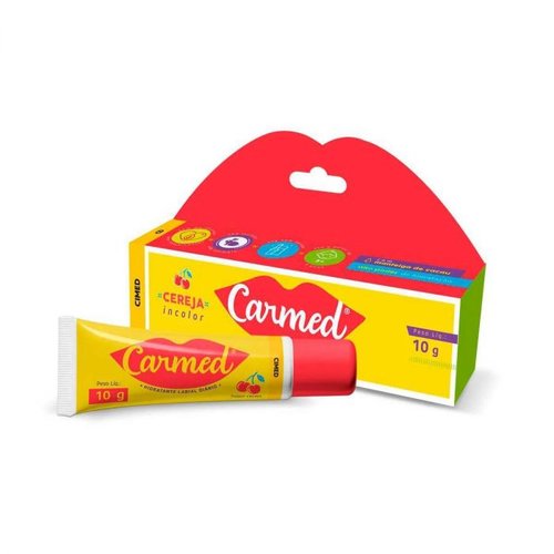 Carmed Hidratante Labial Cereja Incolor 10g
