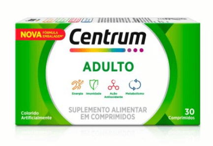 Centrum Polivitamínico De A A Zinco 30 Comprimidos