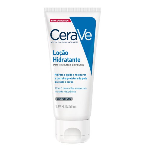 Cerave Loção Hidratante Pele Seca e Extra Seca 50ml