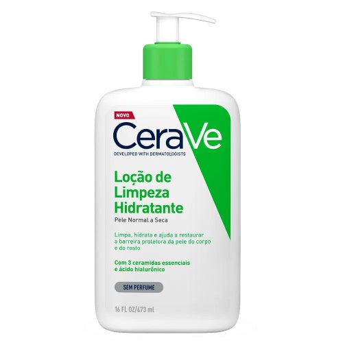 Cerave Loção Limpeza Hidratante Pele Normal/Seca 473ml