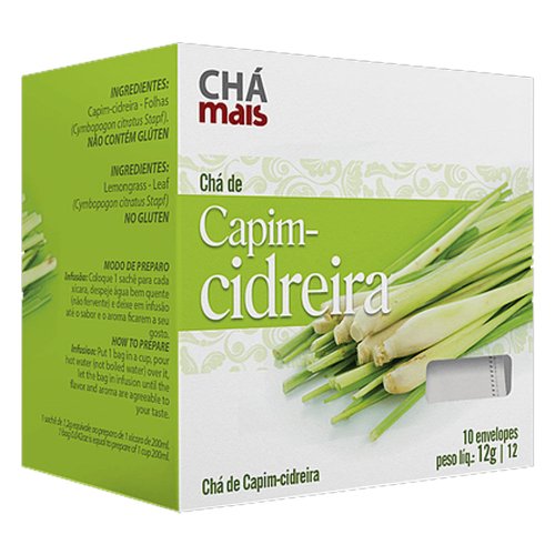 Chá Mais Capim-Cidreira com 10 Envelopes