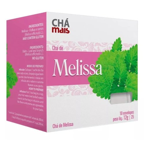 Chá Mais Melissa com 10 Envelopes