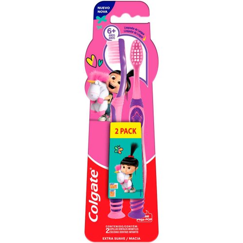 Colgate Escova De Dente Infantil Smile Agnes De 6+ Anos 2 Un