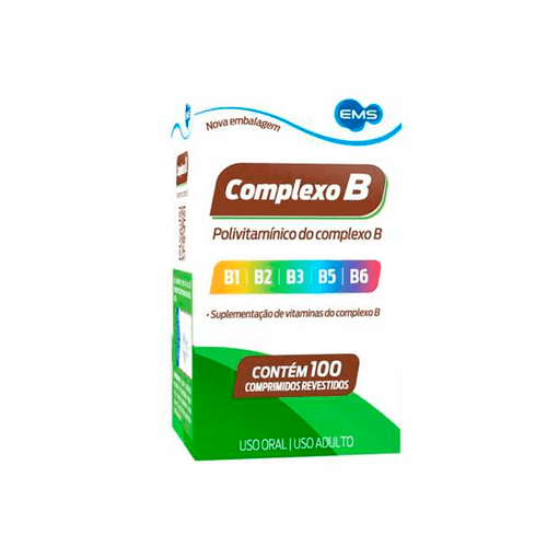 Complexo B com 100 Comprimidos
