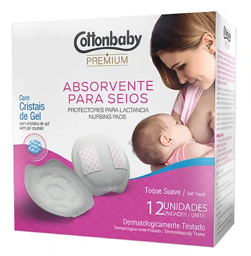 Cottonbaby Absorvente para Seios 12un