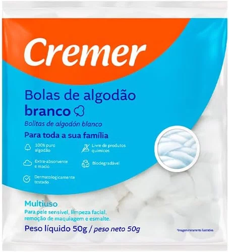 Cremer Algodão Bolas 50gr
