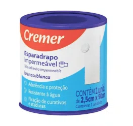 Cremer Esparadrapo Impermeável 2,5cm X 90cm