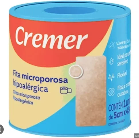 Cremer Fita Microporosa Bege 5cm X 4,5m