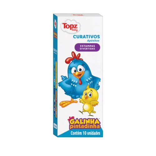 Topz Curativo Galinha Pintadinha 10UN