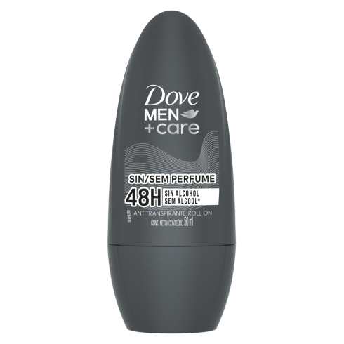 Dove Desodorante Antitranspirante Rollon Men+Care Sem Perfume 50ML