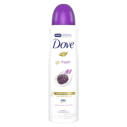 Dove Desodorante Antitranspirante Aerosol Go Fresh Amora & Flor de Lótus 89G