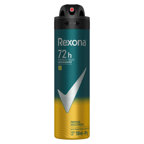 Rexona Desodorante Men V8 Antitranspirante Aerosol Com 150ml