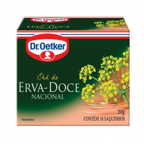 Dr Oetker Chá de Erva-Doce Nacional com 10 Saquinhos