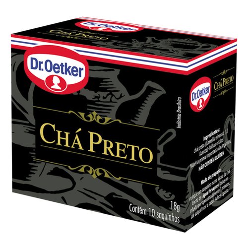 Dr Oetker Chá Preto com 10 Saquinhos