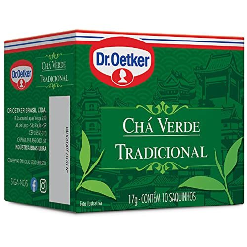 Dr Oetker Chá Verde com 10 Saquinhos