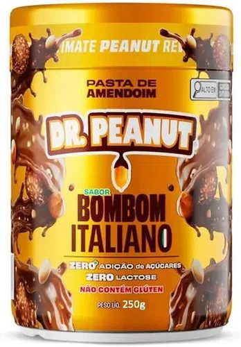 Dr Peanut Pasta de Amendoim Bombom Italiano 250g