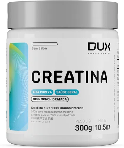 Dux Creatina Monohidratada Sem Sabor 300g