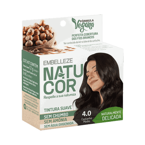 Embelleze Natucor Castanho Médio 4.0