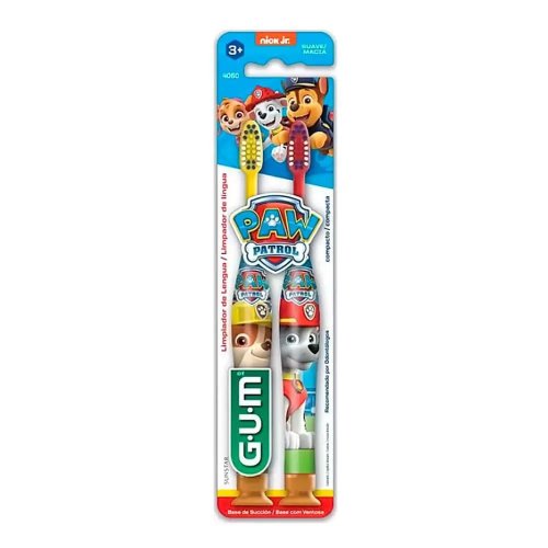 GUM Escova Dental Infantil Patrulha Canina 3+ Anos 2UN