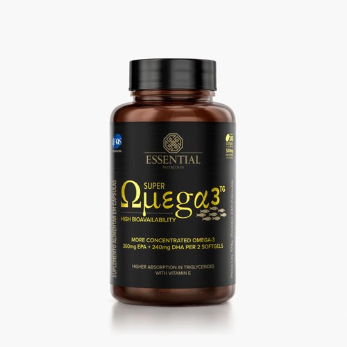 Essential Nutrition Super Omega 3 TG 500MG com 240 Cápsulas