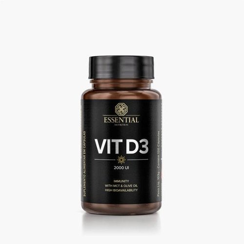 Essential Nutrition VIT D3 2000UI 120 Cápsulas
