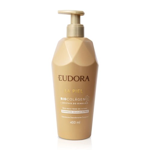 Eudora Hidratante Desodorante Corporal La Piel Renovação Celular Cristais do Himalaia 400ml